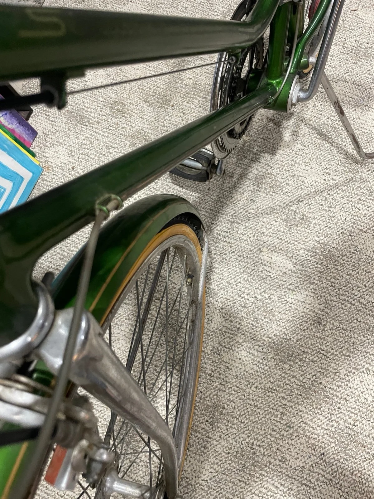 Original Chicago Schwinn Green Bicycle with KM55F