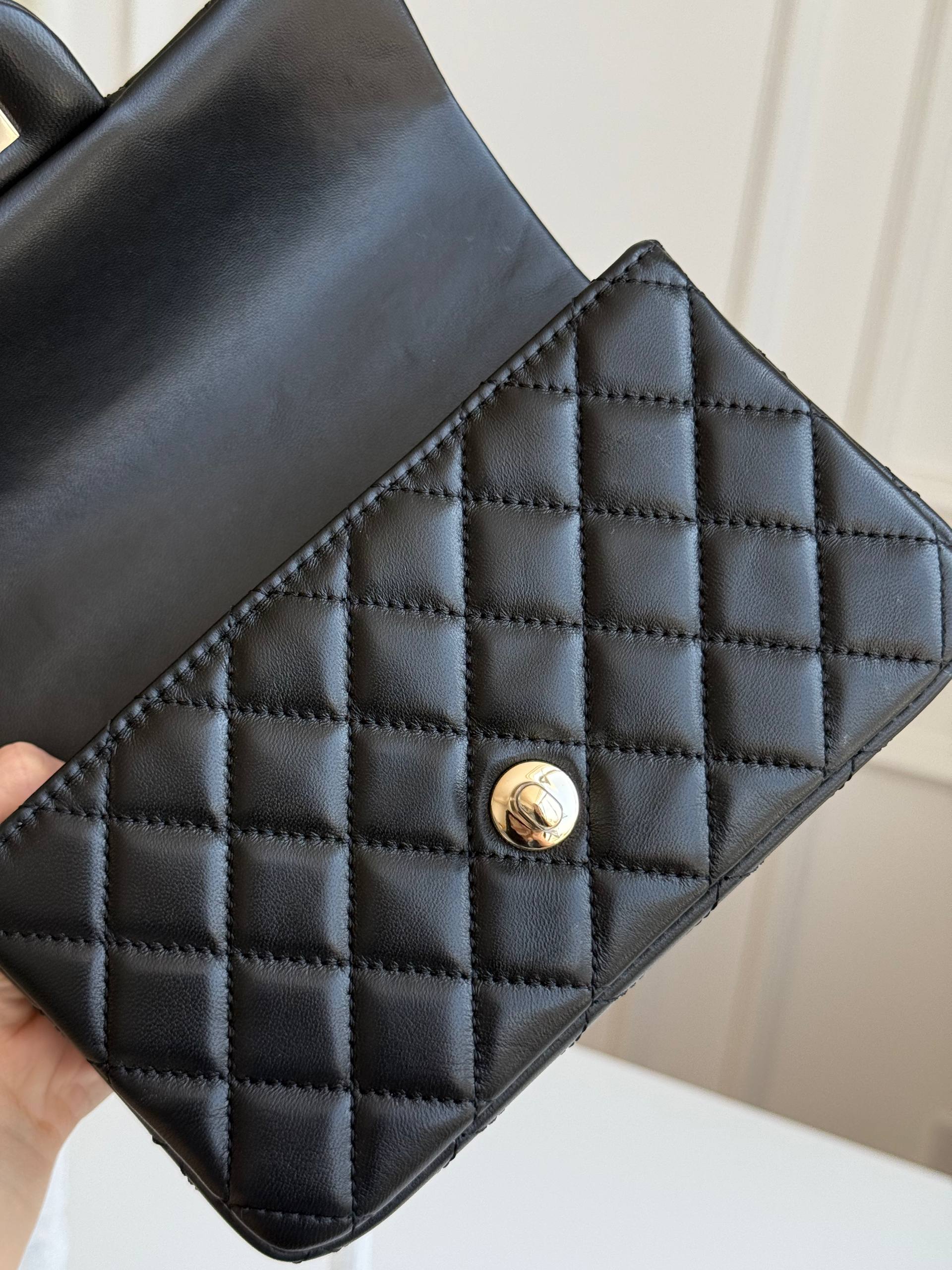 Chanel Mini Classic Flap Bag with Top Handle