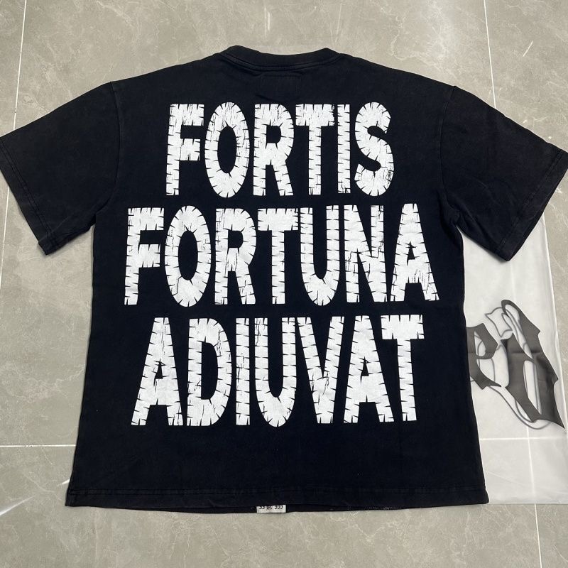 Godspeed American-style rock street hip-hop retro print T-shirt