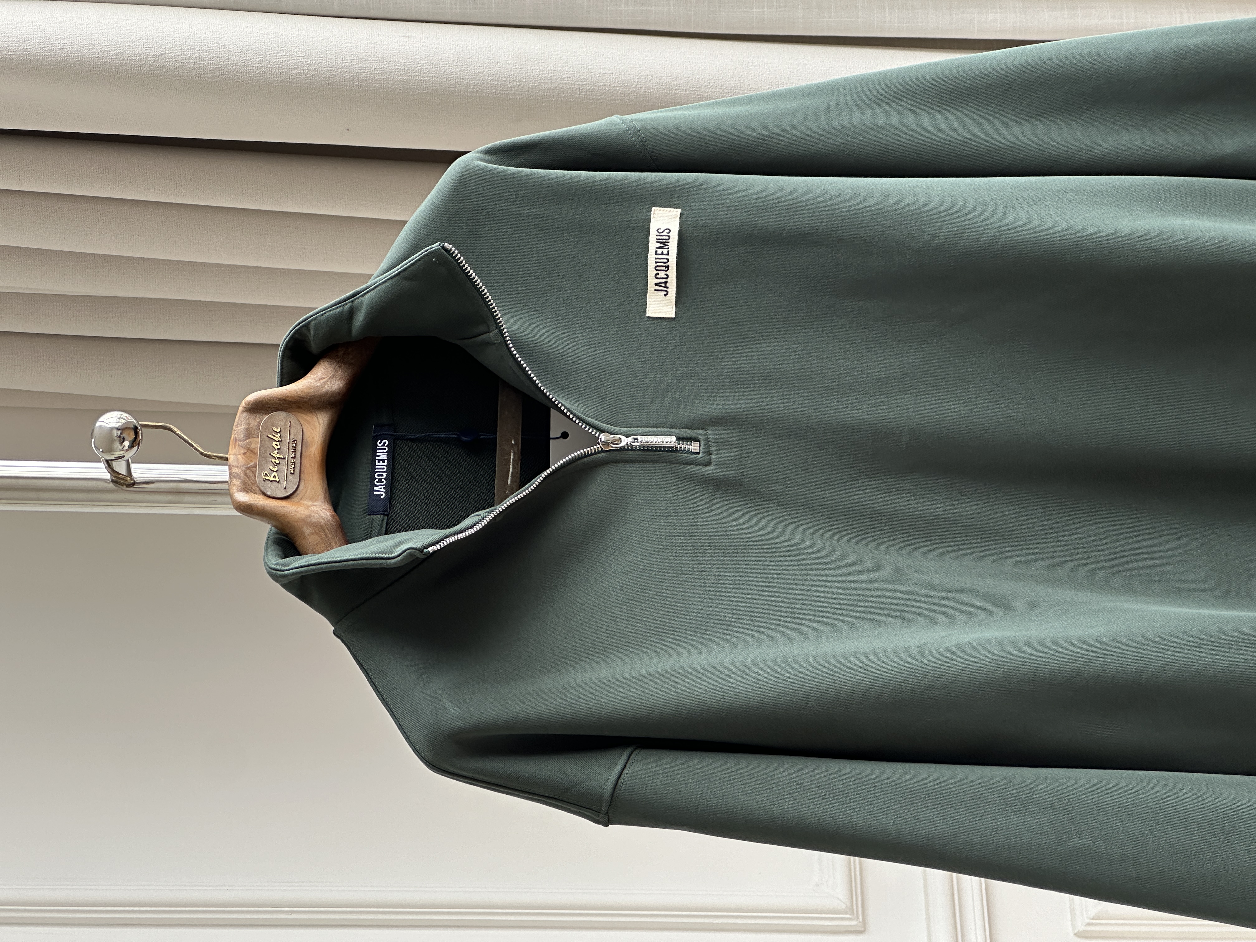 Jacquemus Logo-Patch Half-Zip Sweatshirt