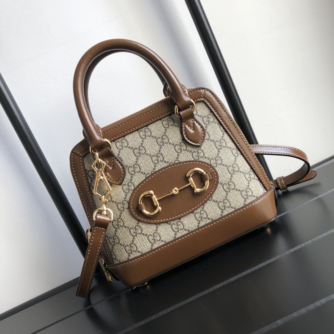 Gucci Hrsebit 1955 Shell Handbag