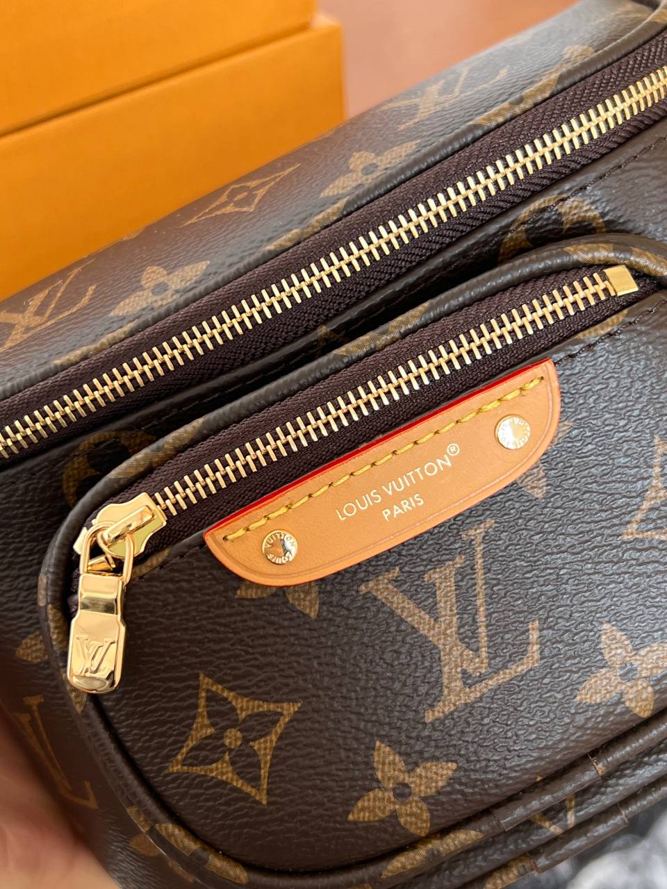 Louis Vuitton Monogram Mini Double Zip Vanity Case Waist Bag