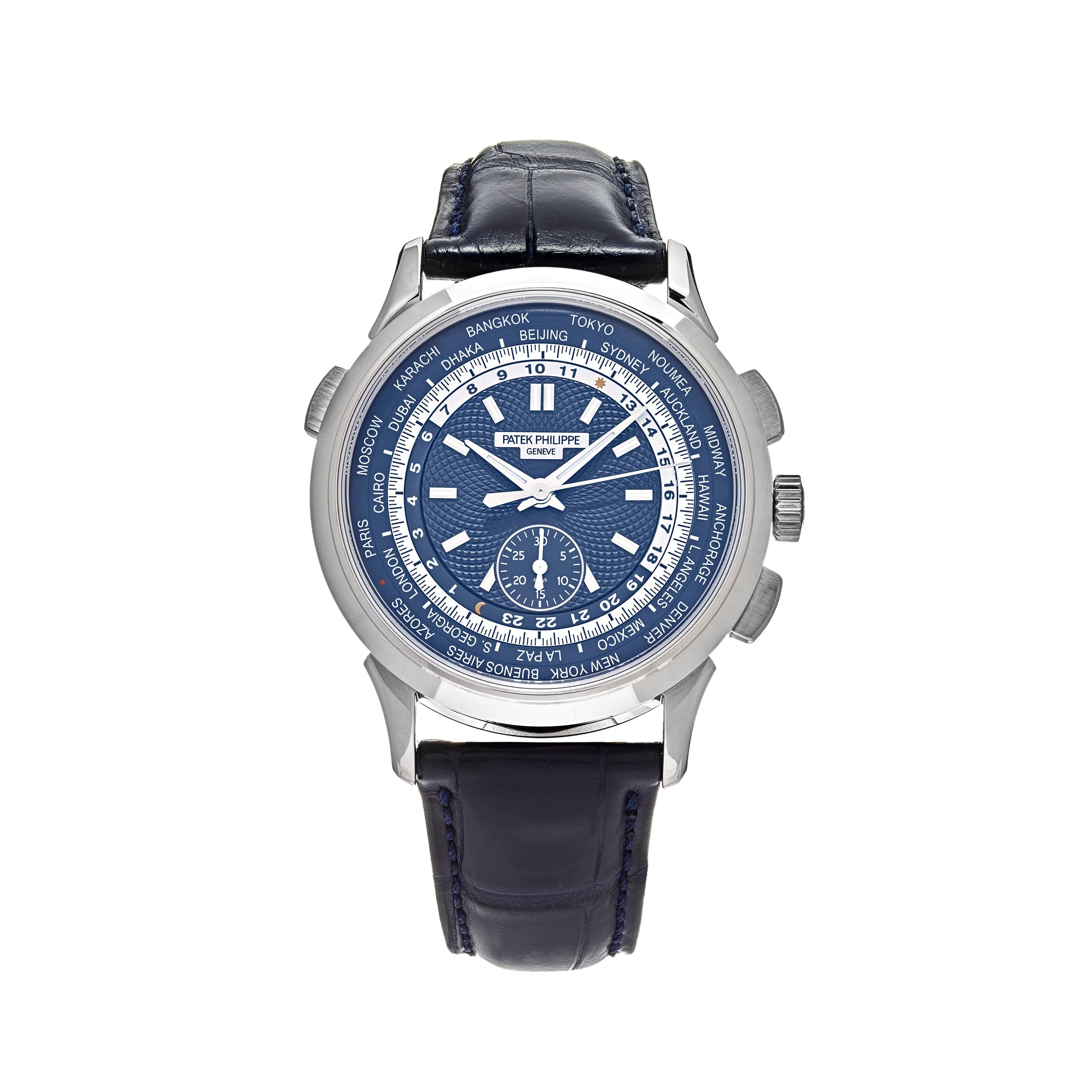 Patek Philippe Complications World Time Flyback Chronograph 5930G-010【1:1 Replica】
