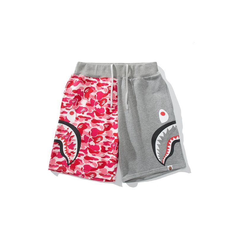 Summer cotton shark face camo short
