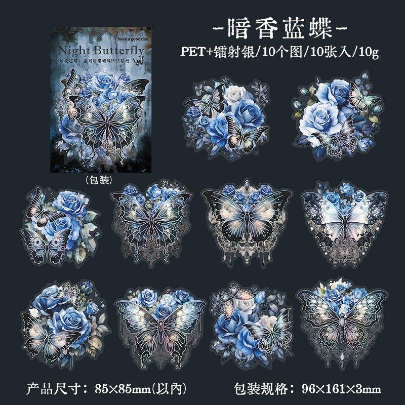 1098 Butterfly in the Dark series sticker packs