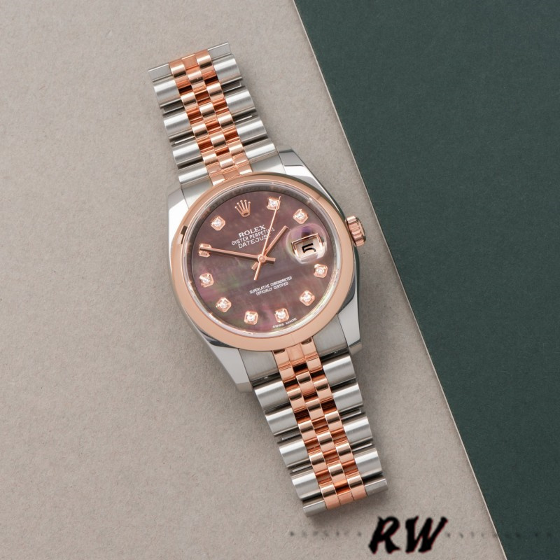 Rolex Datejust 116201 Black Mother of Pearl Dial 36mm Unisex Replica Watch