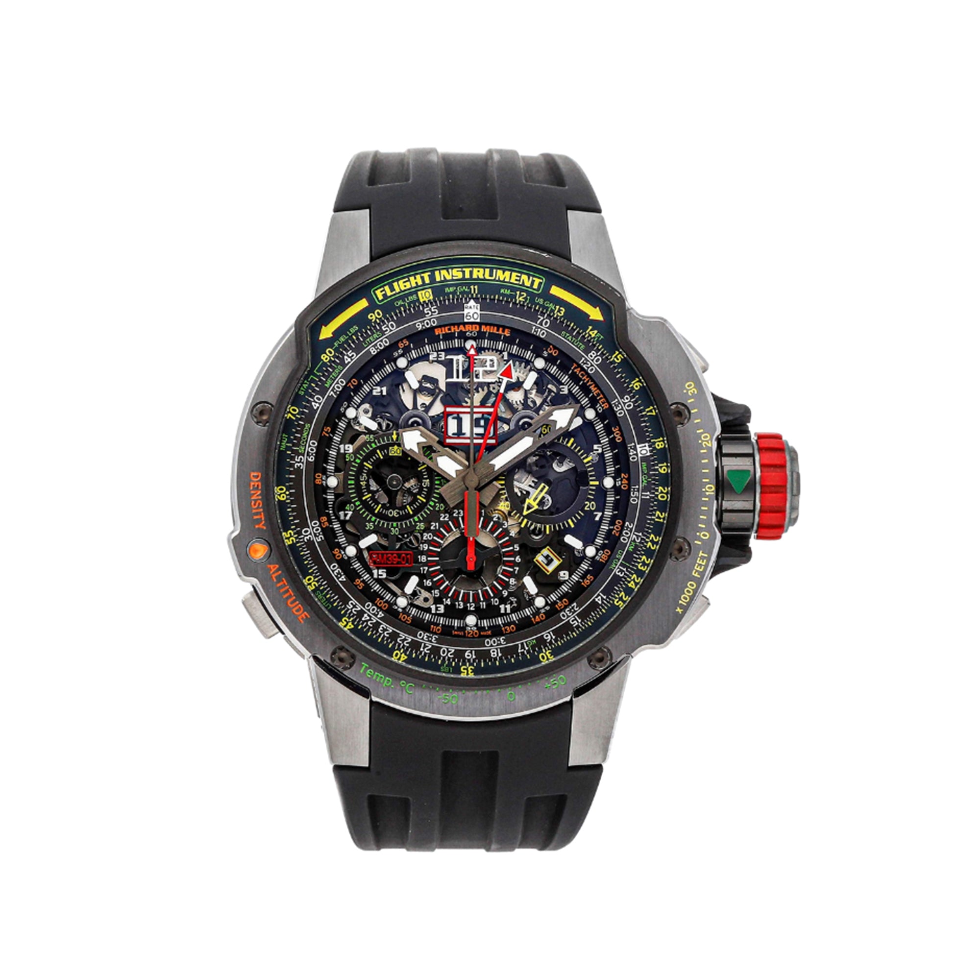 Richard Mille Automatic Winding Flyback Chronograph Aviation RM39-01【1:1 Replica】