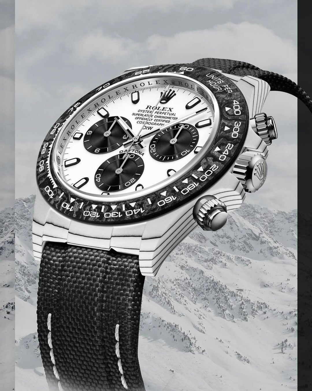Rolex DiW Daytona 41mm IRBIS Quartz Fiber【1:1 Replica】