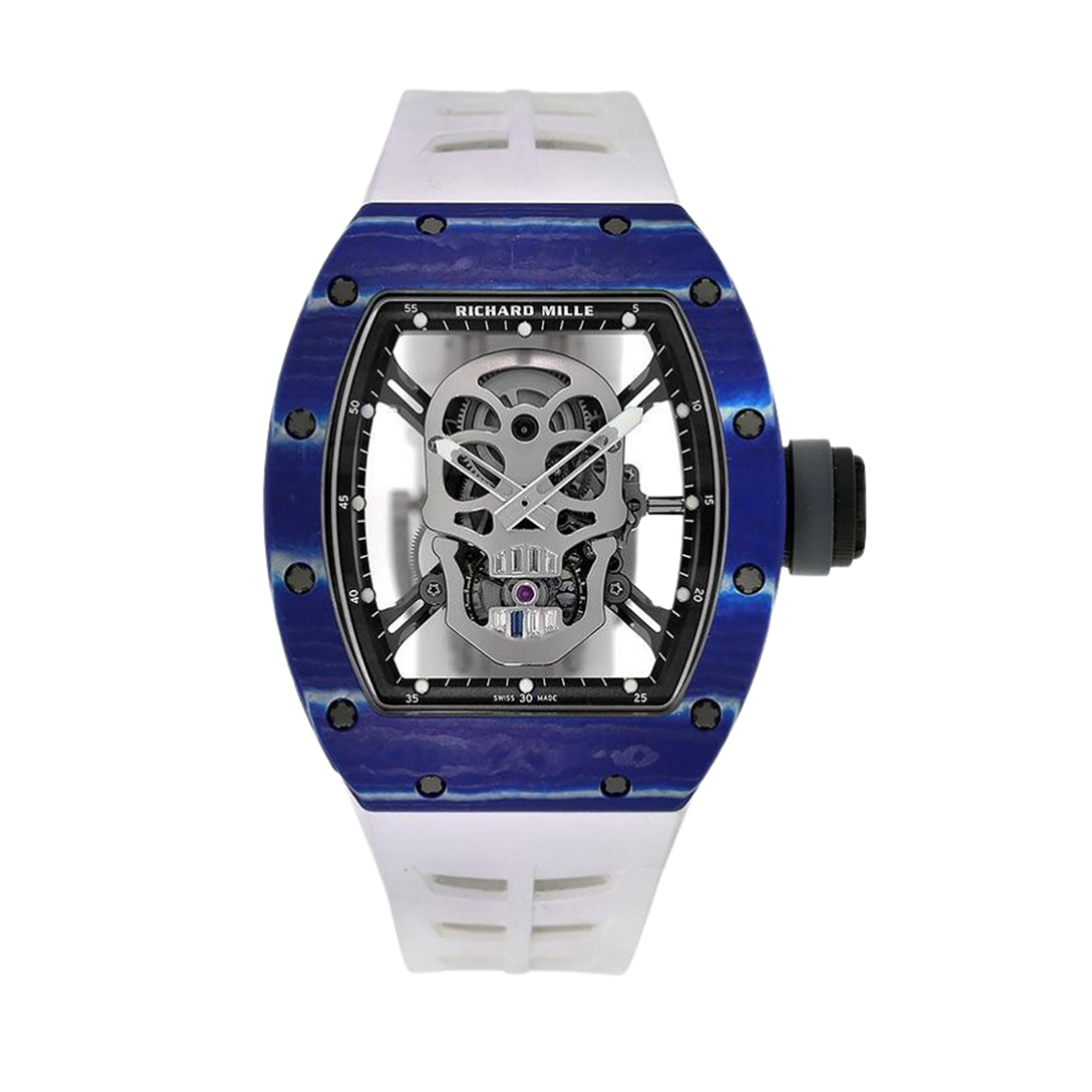Richard Mille Blue Carbon TPT Skull RM52-01【1:1 Replica】