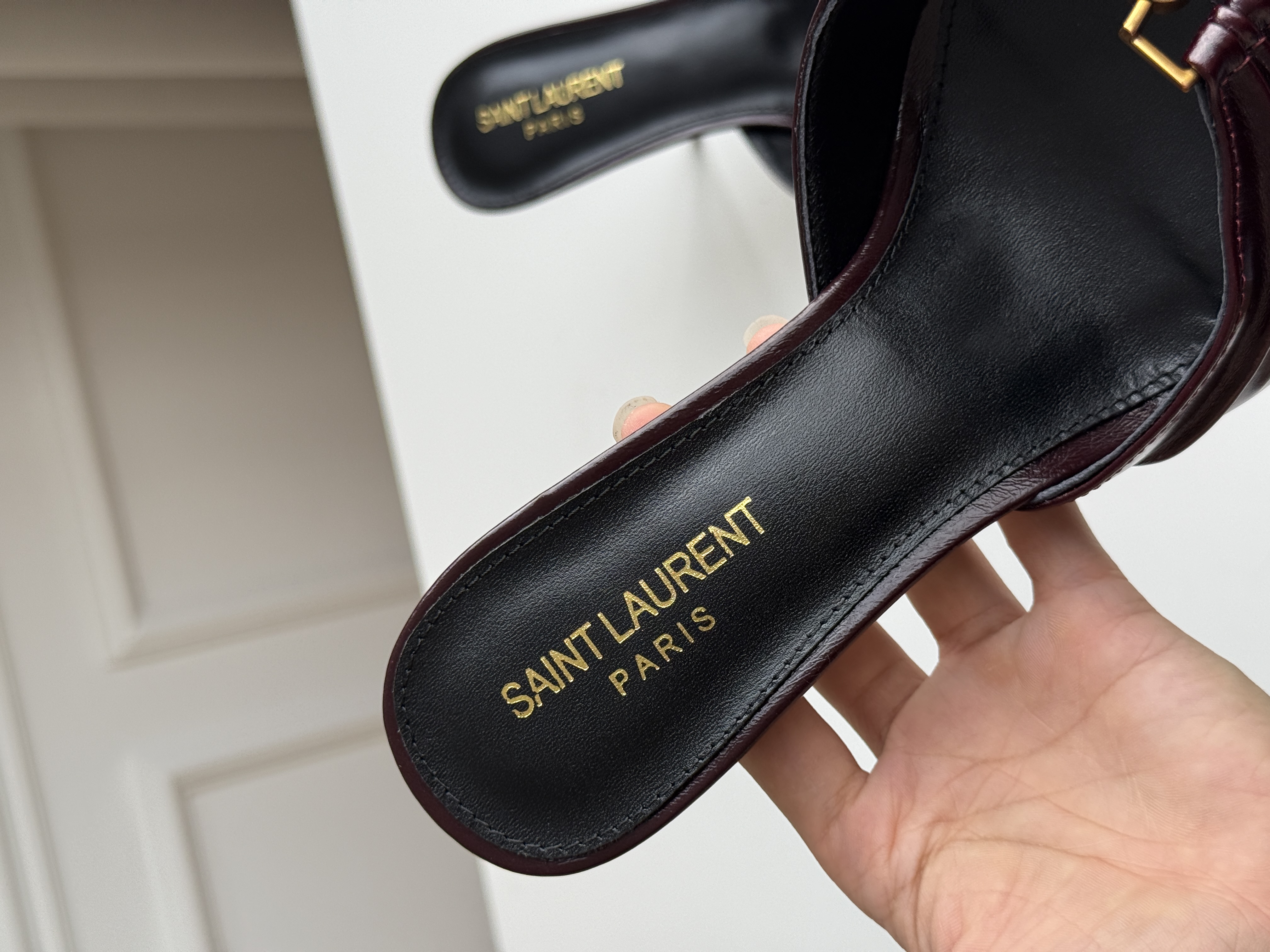 Saint Laurent Le Maillon YSL Mules