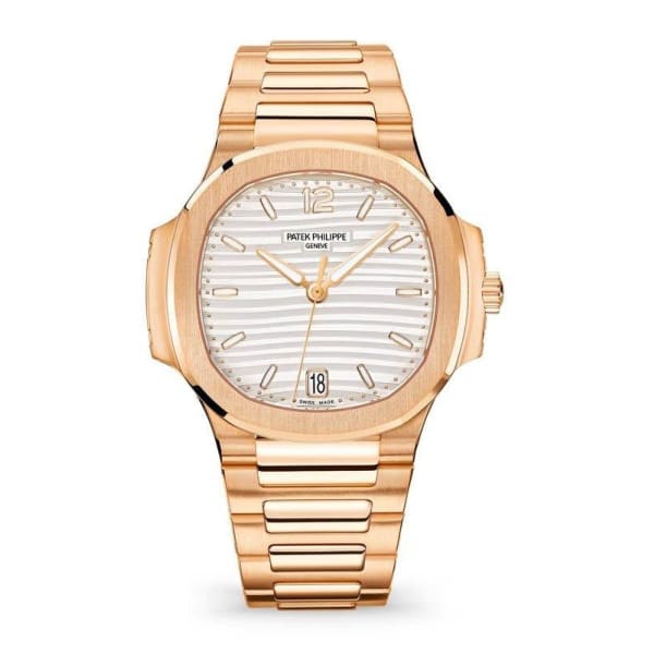 Patek Philippe Nautilus Rose Gold 7118-1R-001 with Silvery Opaline dial【1:1 Replica】