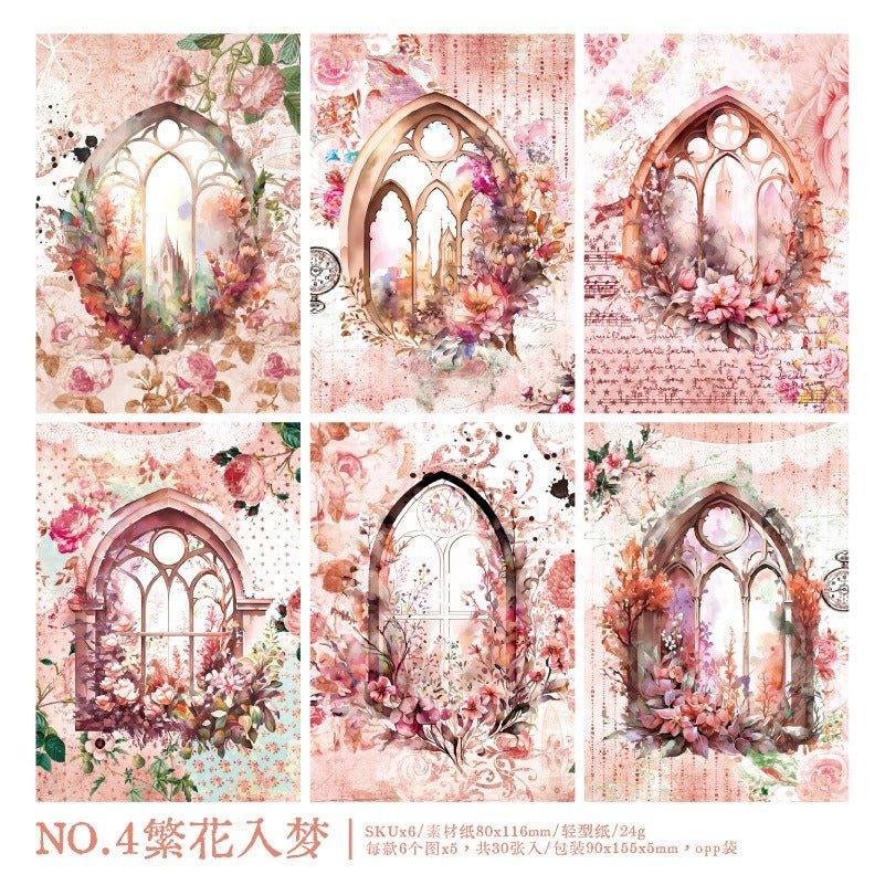 2151 Paper material Passing by Your Window Series