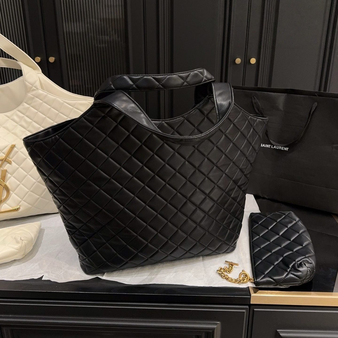 ICARE IN QUILTED LAMBSKIN