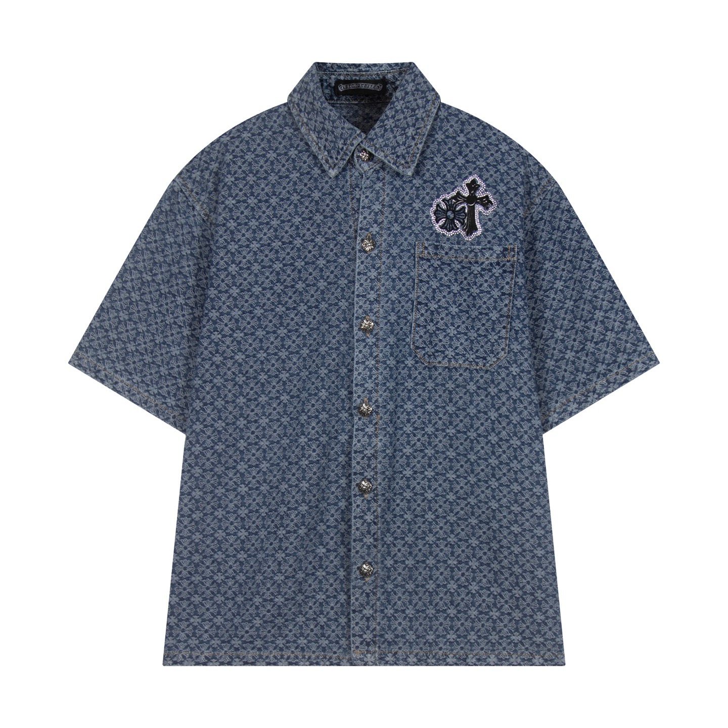 Chrome hearts 2025 jeans tee oversize