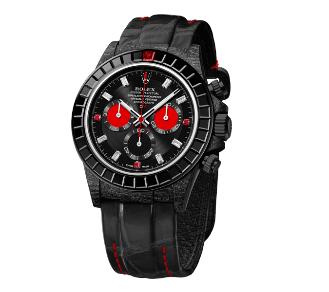 ROLEX Diw Daytona carbon rainbow black 40mm carbon【1:1 Replica】