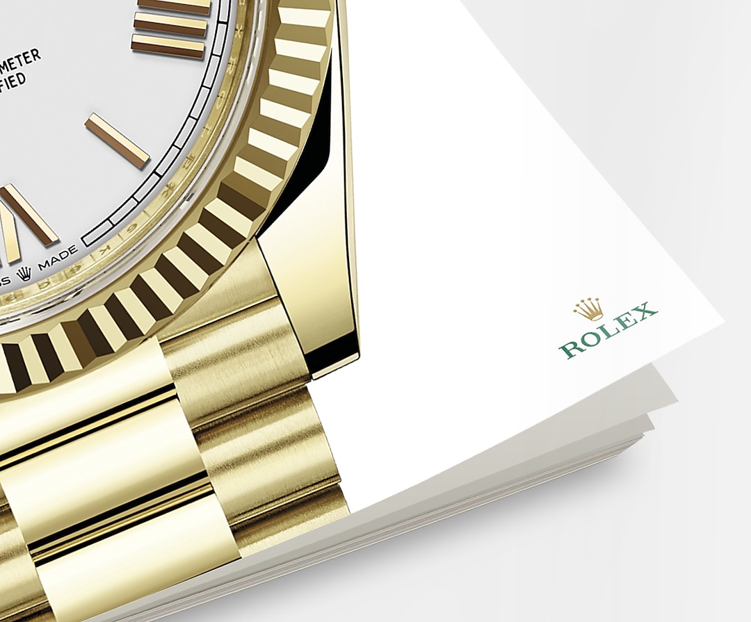 Rolex Day-Date 40 Presidential White dial, Fluted Bezel, President bracelet, Yellow gold Watch【1:1 Replica】