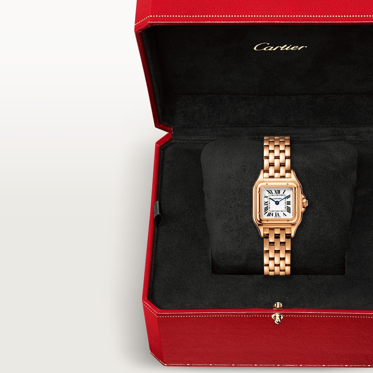 PANTHÈRE DE CARTIER WATCH Small model, quartz movement, rose gold【1:1 Replica】