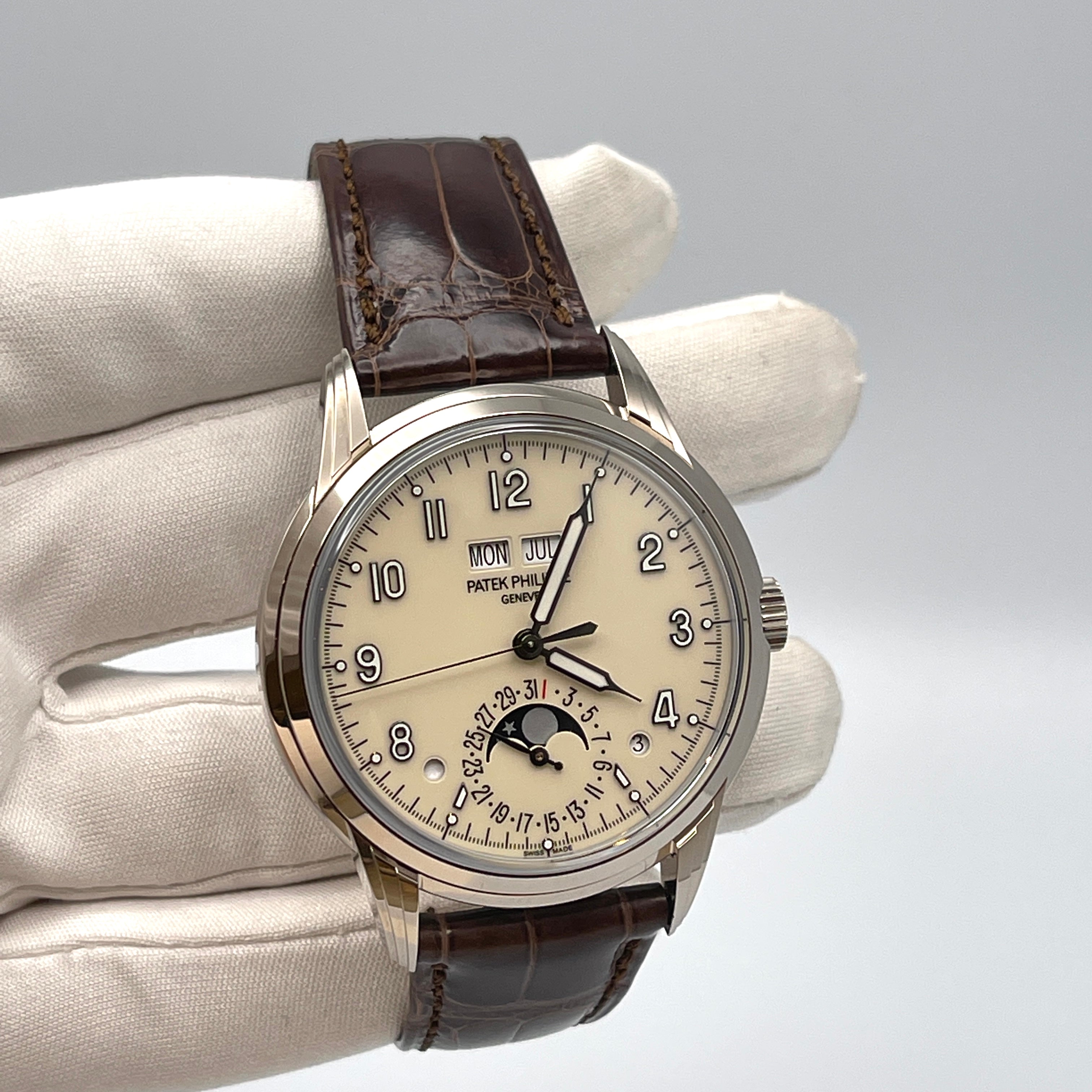 Patek Philippe Grand Complications Perpetual Calendar White Gold 5320G-001【1:1 Replica】