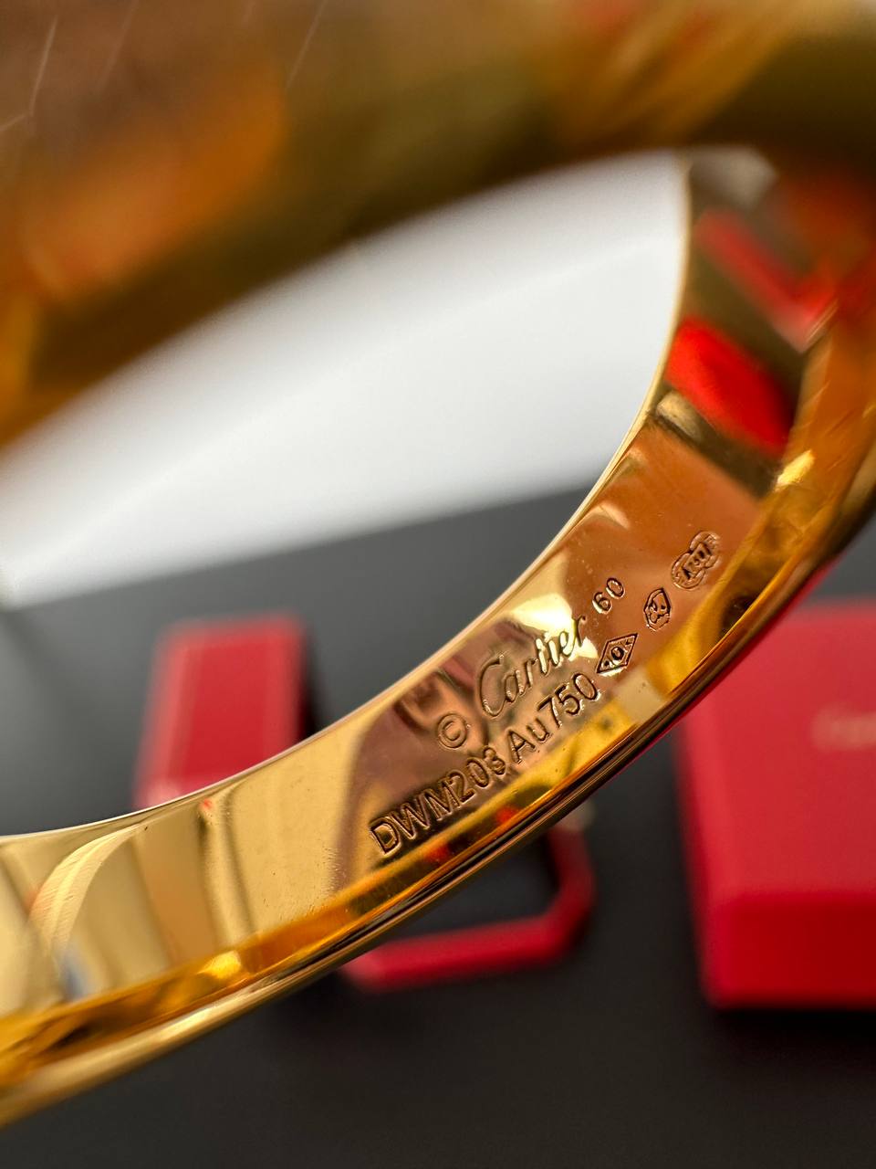Cartier LOVE Ring, Paved Diamonds, Yellow Gold