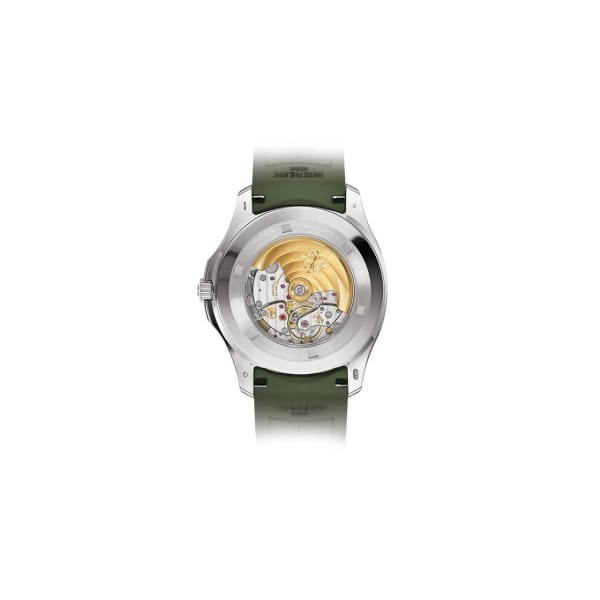 Patek Philippe Aquanaut White Gold 5168G-010 with Khaki Green Embossed dial【1:1 Replica】
