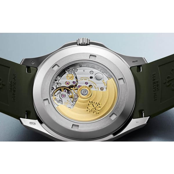 Patek Philippe Aquanaut White Gold 5168G-010 with Khaki Green Embossed dial【1:1 Replica】