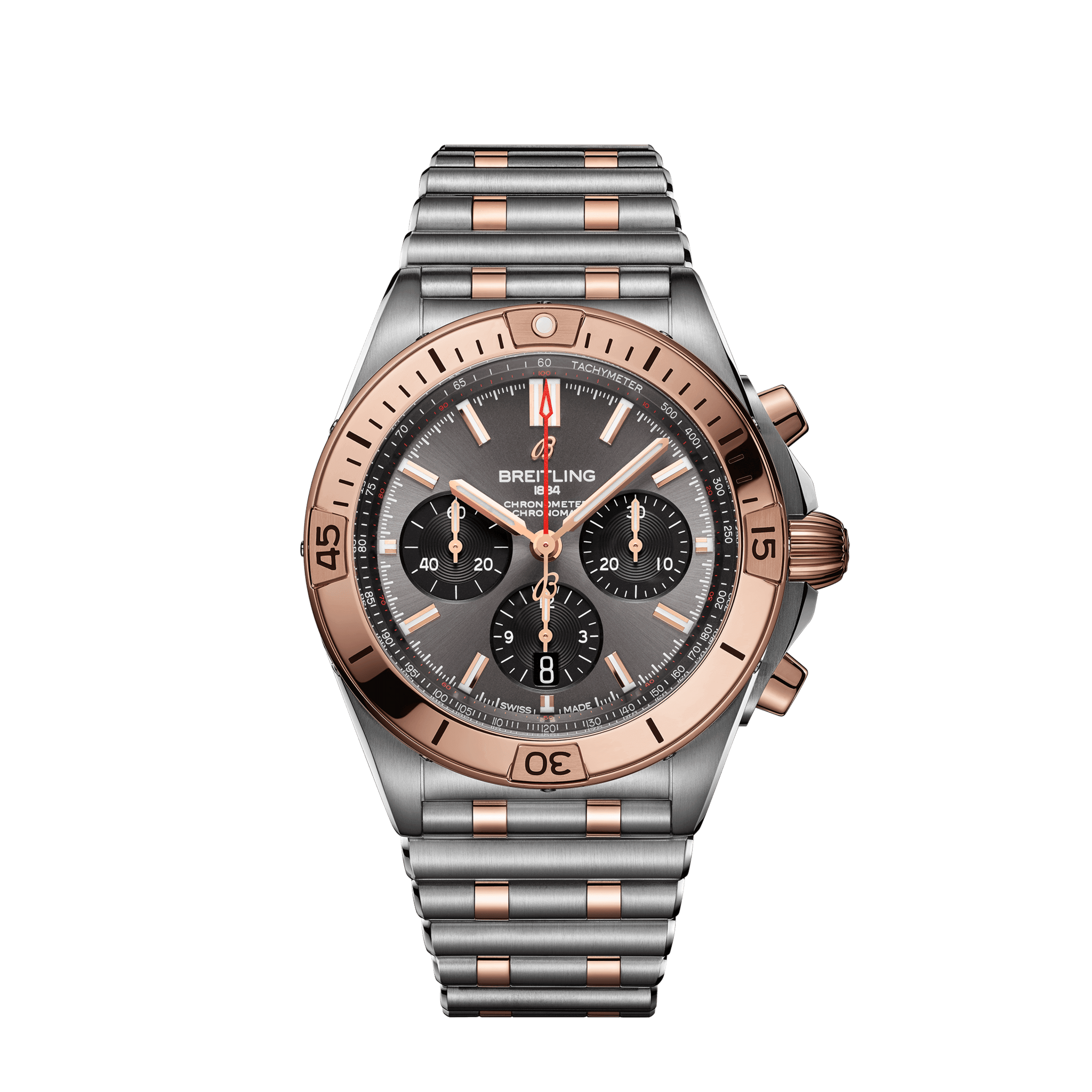 Breitling Chronomat B01 Steel and Gold UB0134101B1U1【1:1 Replica】