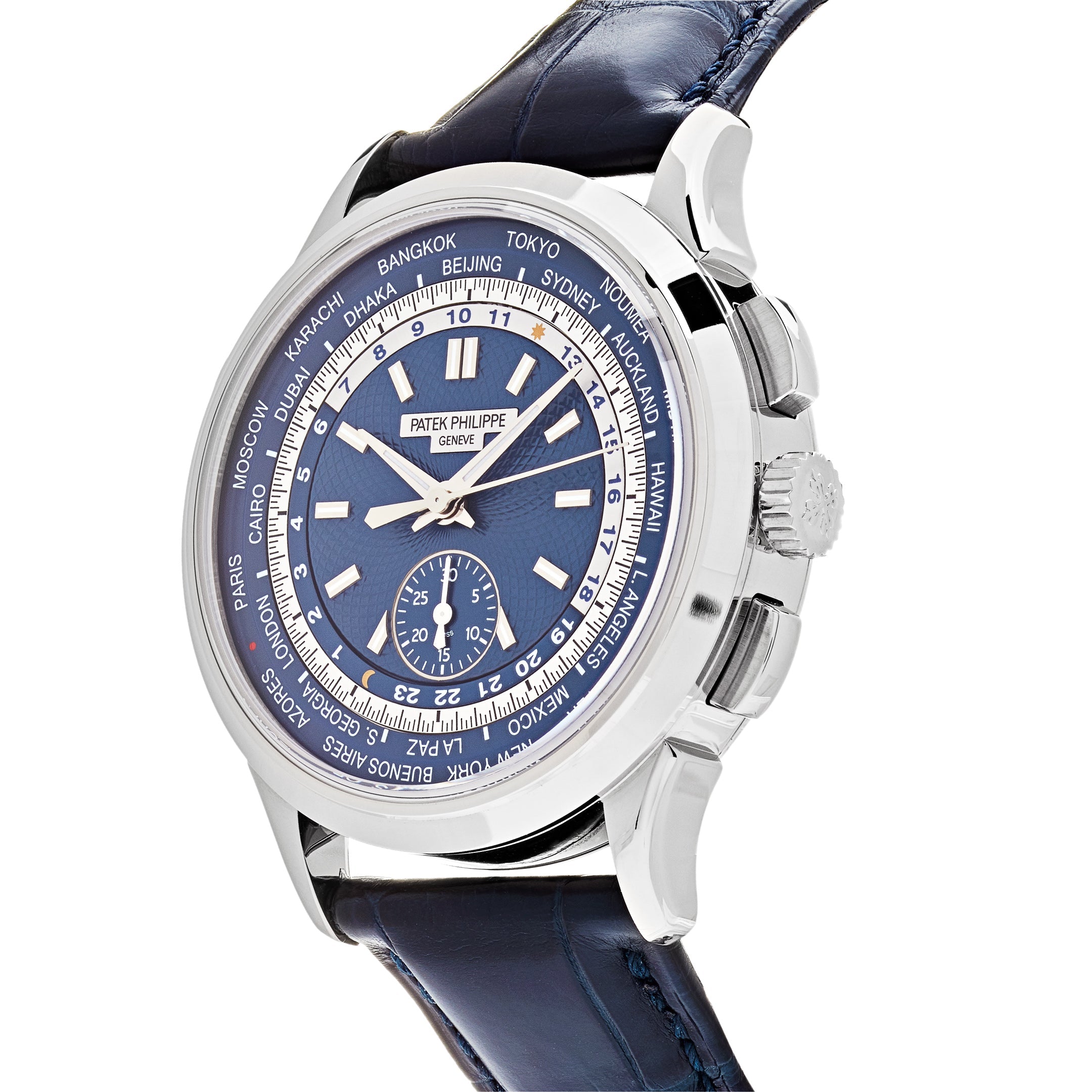 Patek Philippe Complications World Time Flyback Chronograph 5930G-010【1:1 Replica】