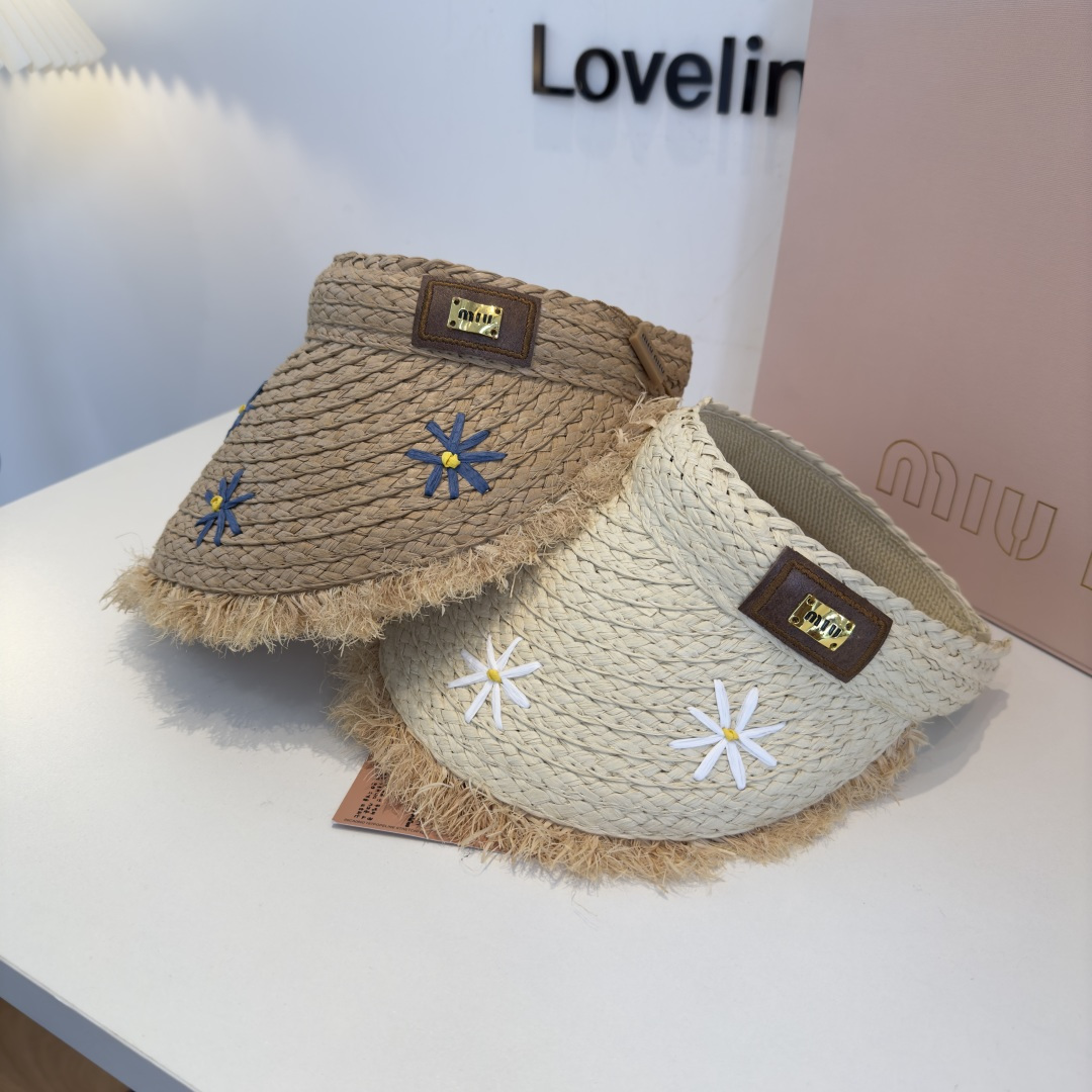 Miu Miu Sun Hat with Open Top