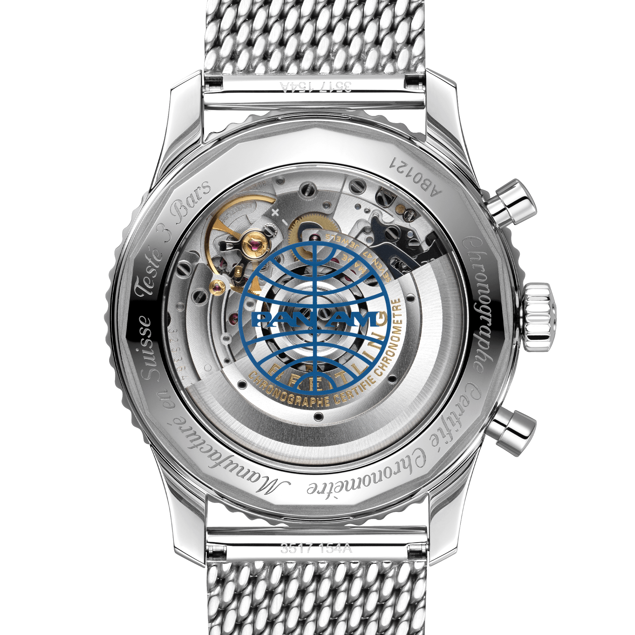 Breitling Navitimer B01 Chronograph PAN AM AB01212B1C1A1【1:1 Replica】
