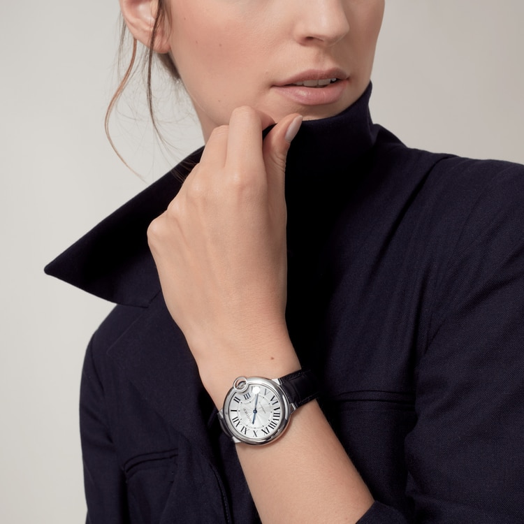 Reloj Ballon Bleu de Cartier, 33 mm, movimiento mecánico de carga automática.【1:1 Replica】