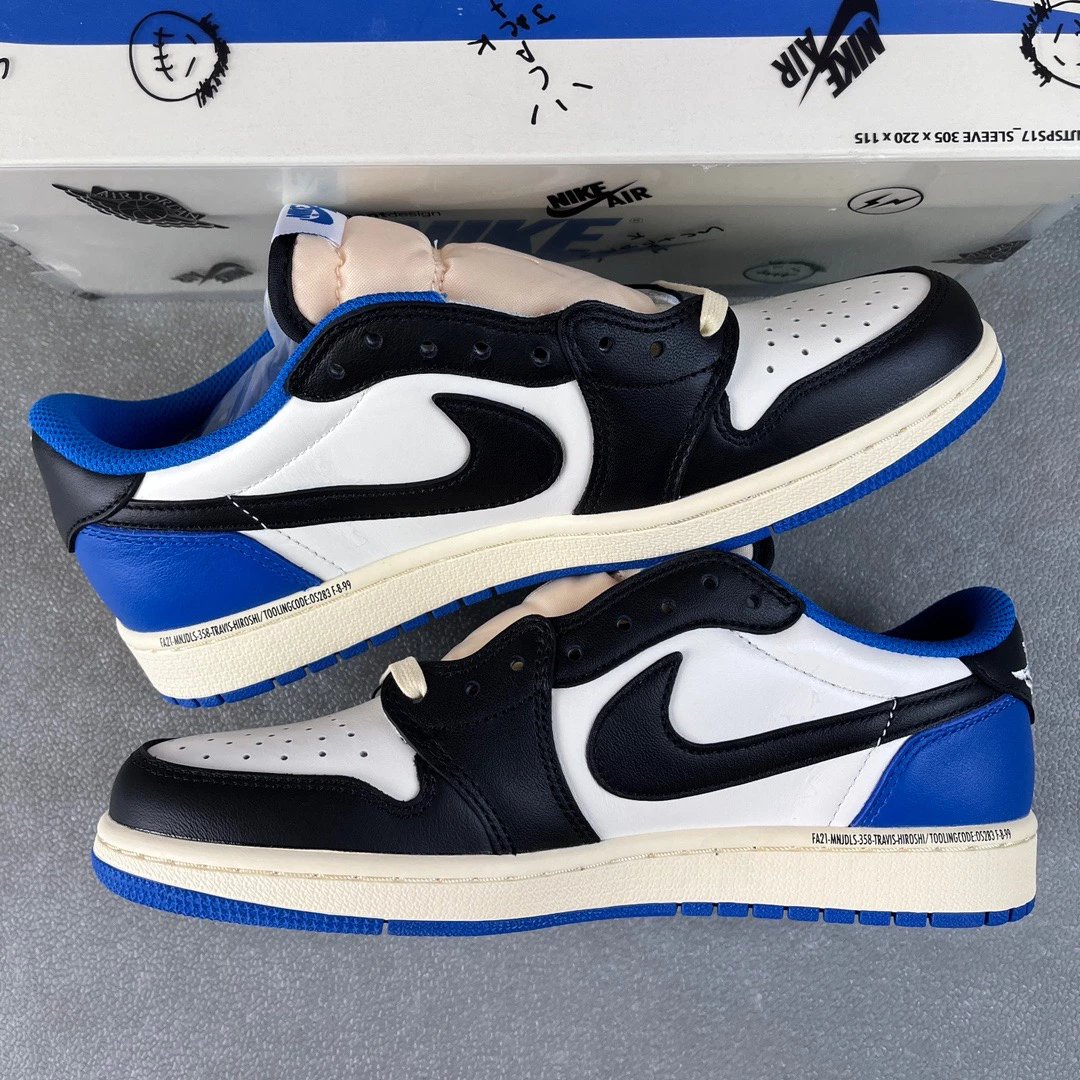 Air Jordan 1 Travis Scott Retro Low Fragment Blue