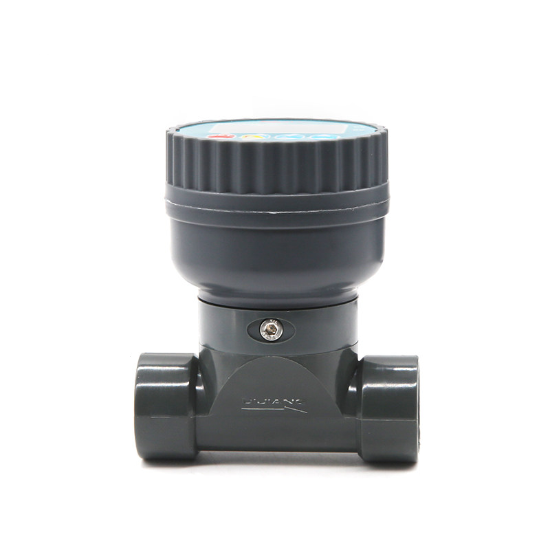 Smart Digital Display Flowmeter RS-485 Remote Signal Transmission Control 1 Inch 3 Inch LCD Electronic PVC Water Flow Electric