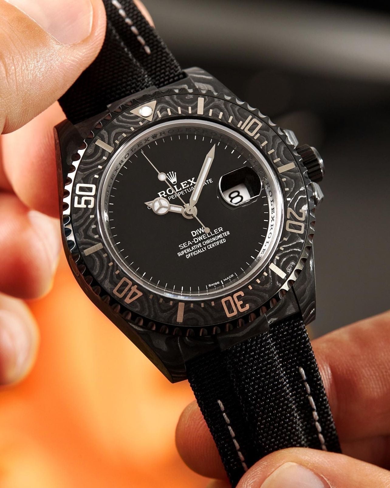 NTPT Carbon DiW Rolex Sea Dweller GHOST【1:1 Replica】