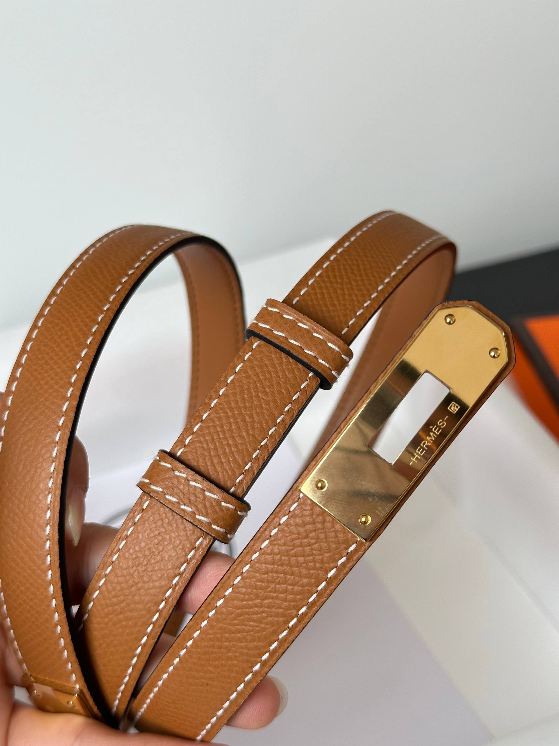 Hermès Kelly Buckle Slim Belt
