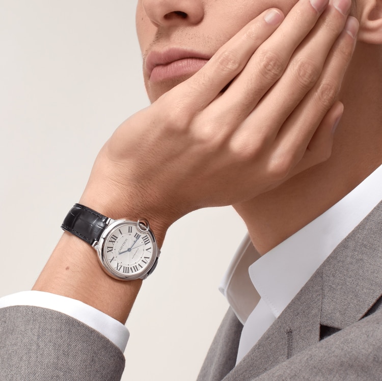 Reloj Ballon Bleu de Cartier, 33 mm, movimiento mecánico de carga automática.【1:1 Replica】