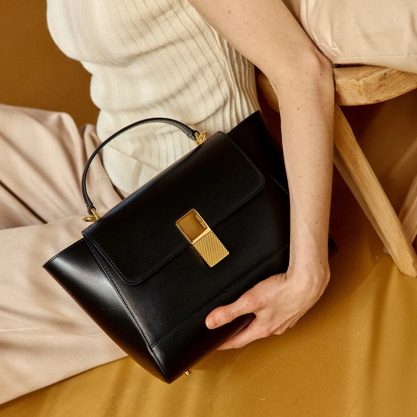Marly - Cuir Box Noir