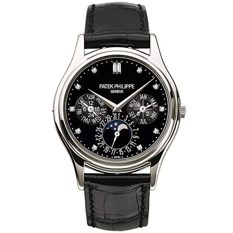 Patek Philippe Grand Complications Perpetual Calendar Moon Phase 37mm 5140P Black Dial【1:1 Replica】
