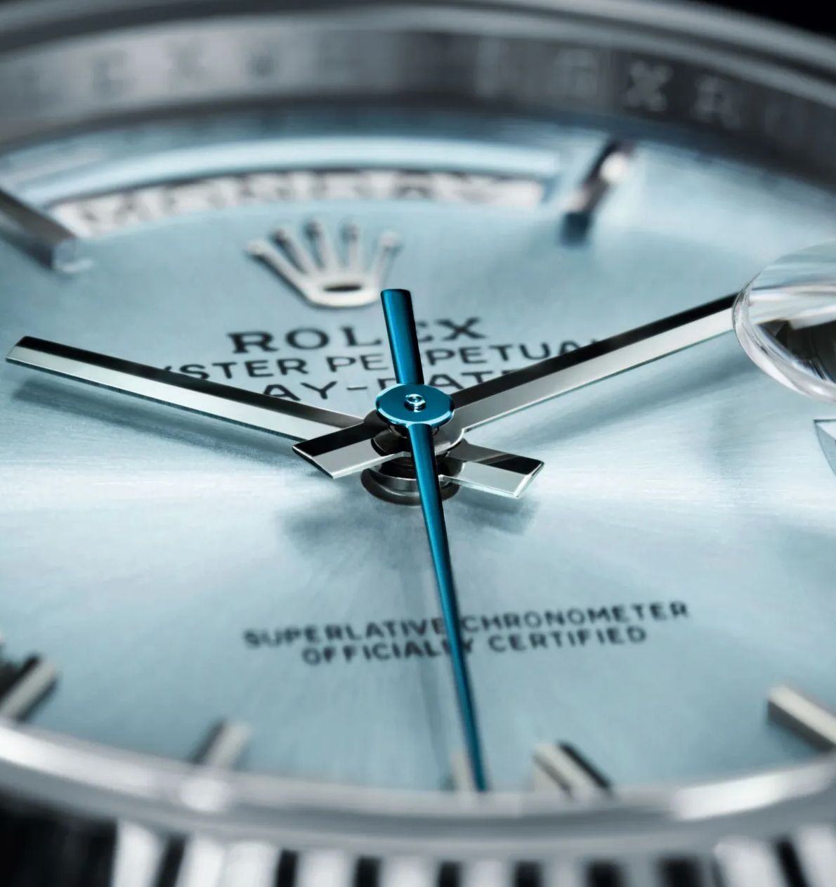Rolex Oyster Perpetual Day-Date 40 in Platinum with Ice-Blue Dial Men's Watch 228236-0012【1:1 Replica】
