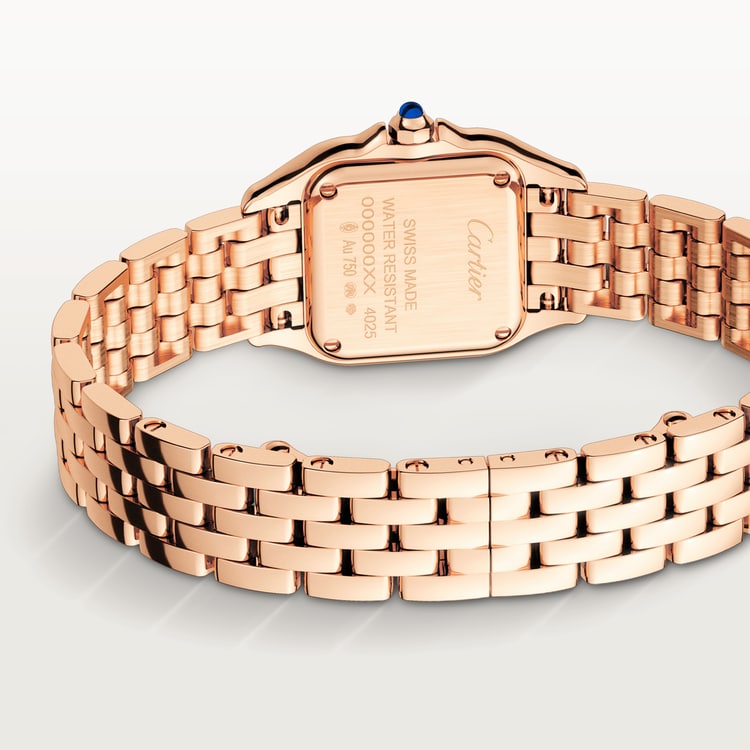 PANTHÈRE DE CARTIER WATCH Small model, quartz movement, rose gold【1:1 Replica】
