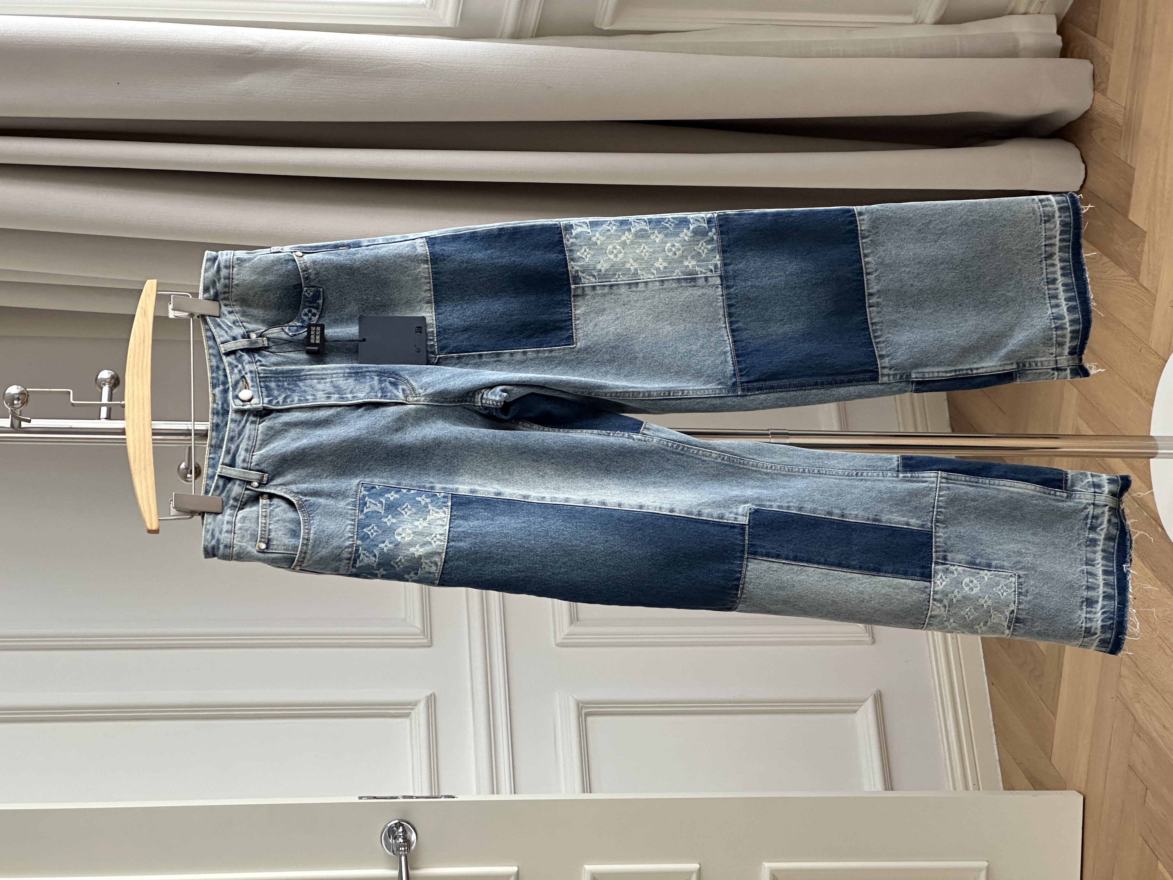 Louis Vuitton Signature Patchwork Denim Pants