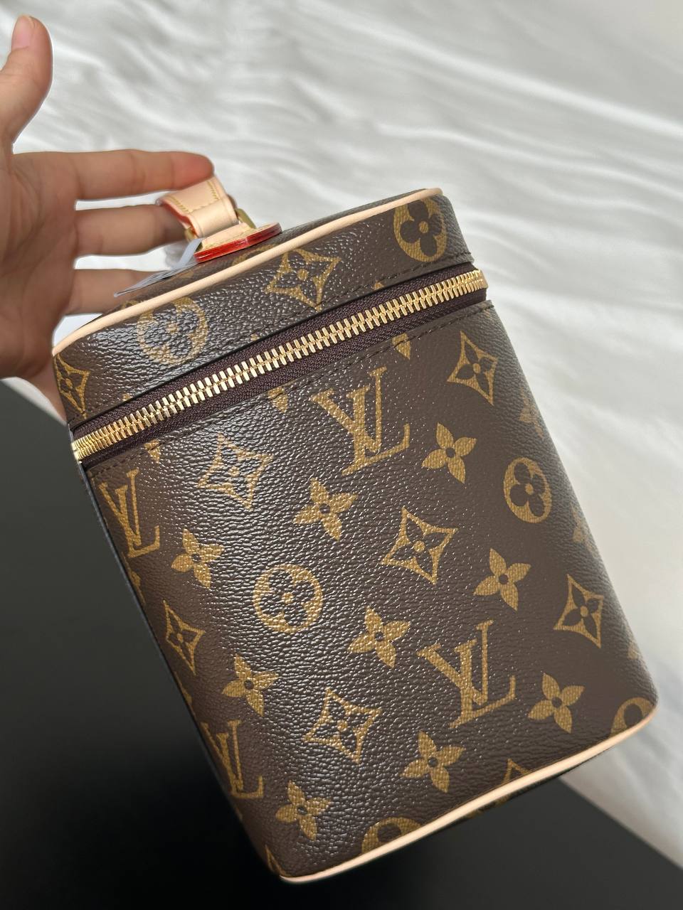 LOUIS VUITTON Nice Mini Monogram Cosmetic Vanity Case