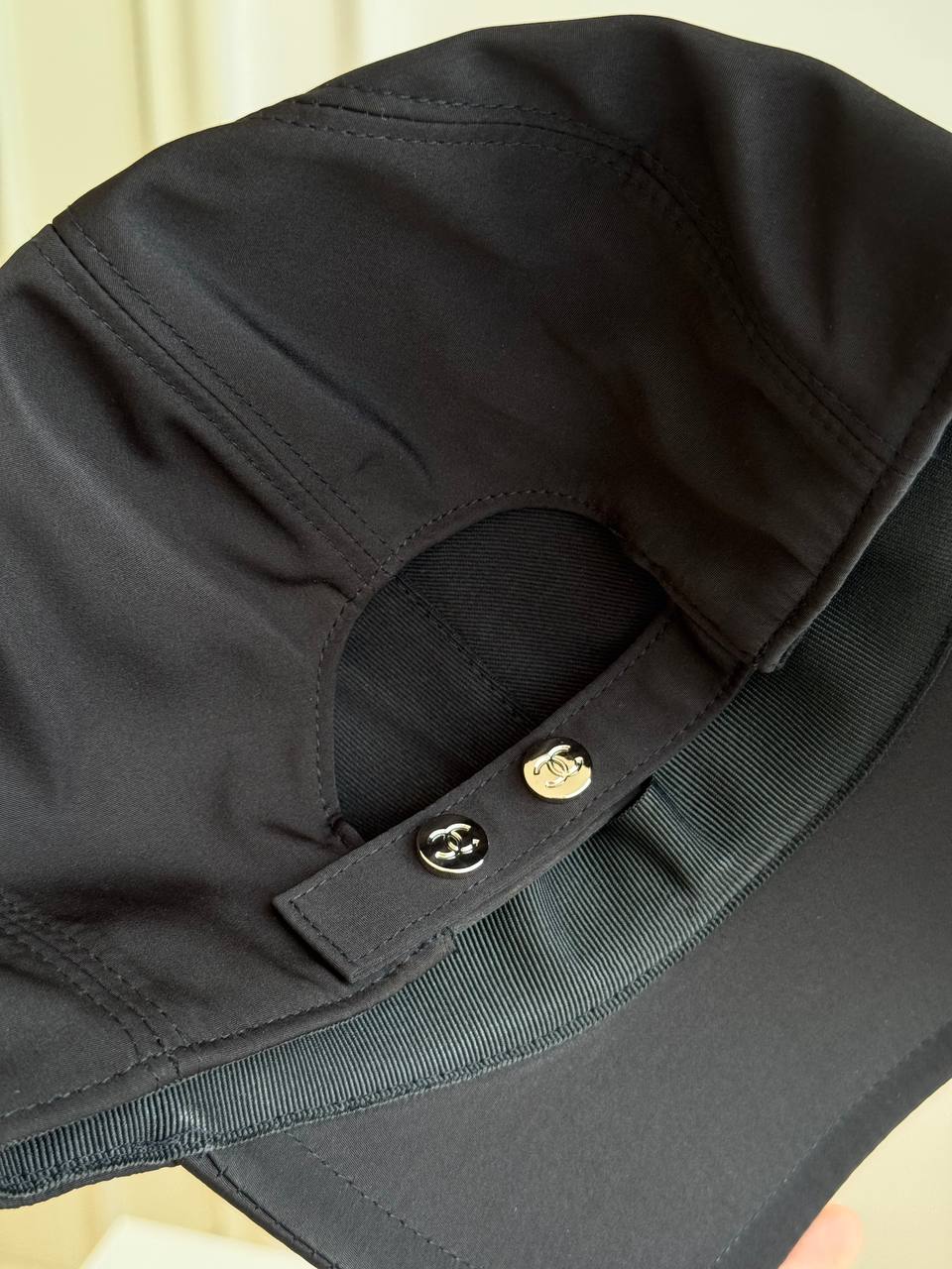 CHANEL CC Embroidered Nylon Baseball Cap