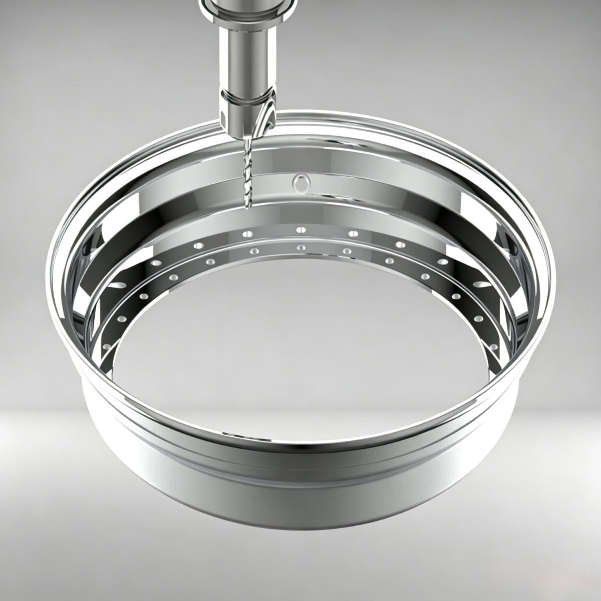 Custom 18 Inch Step Outer lip Straight Flange