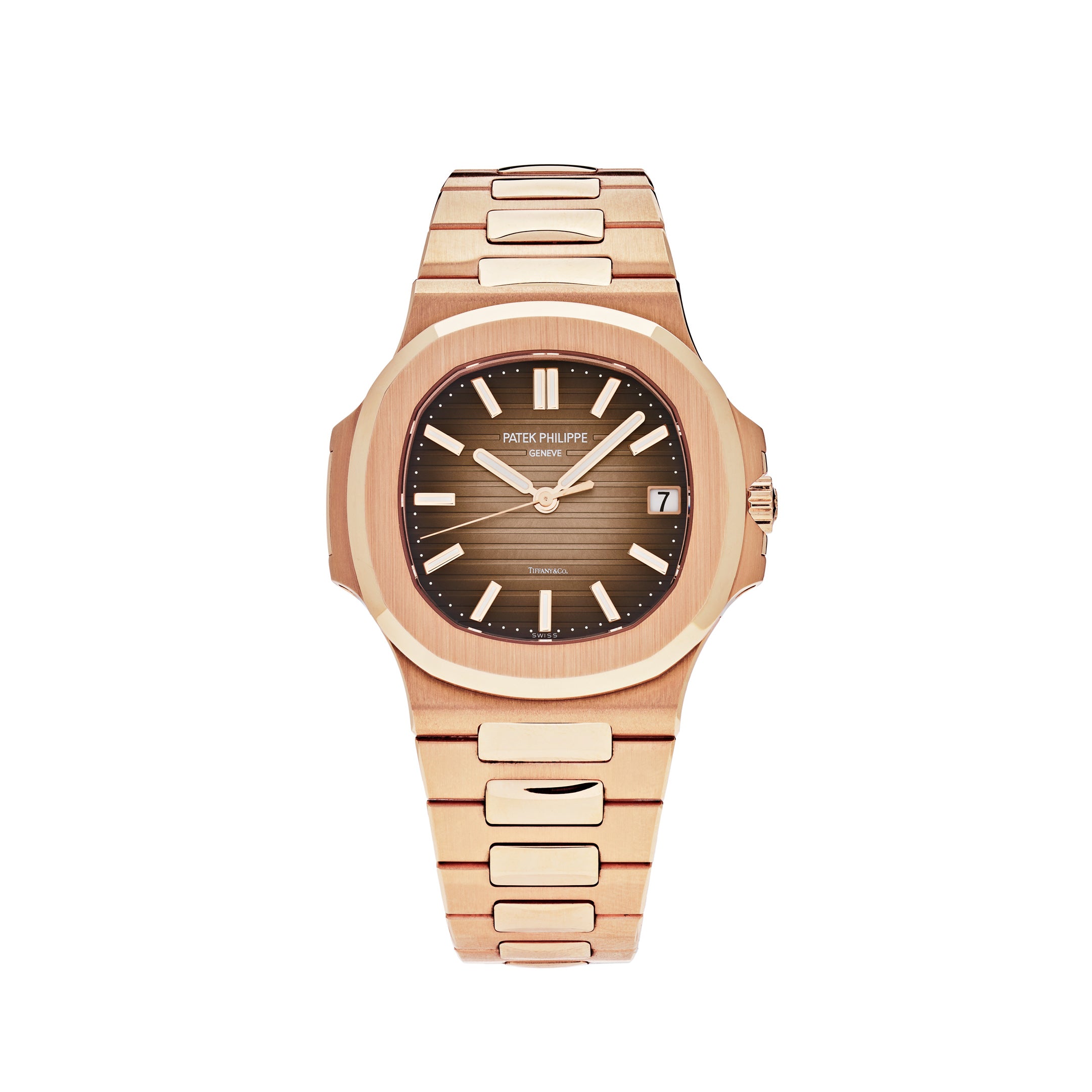 Patek Philippe Nautilus Rose Gold Tiffany & Co. Dial 5711/1R-001【1:1 Replica】