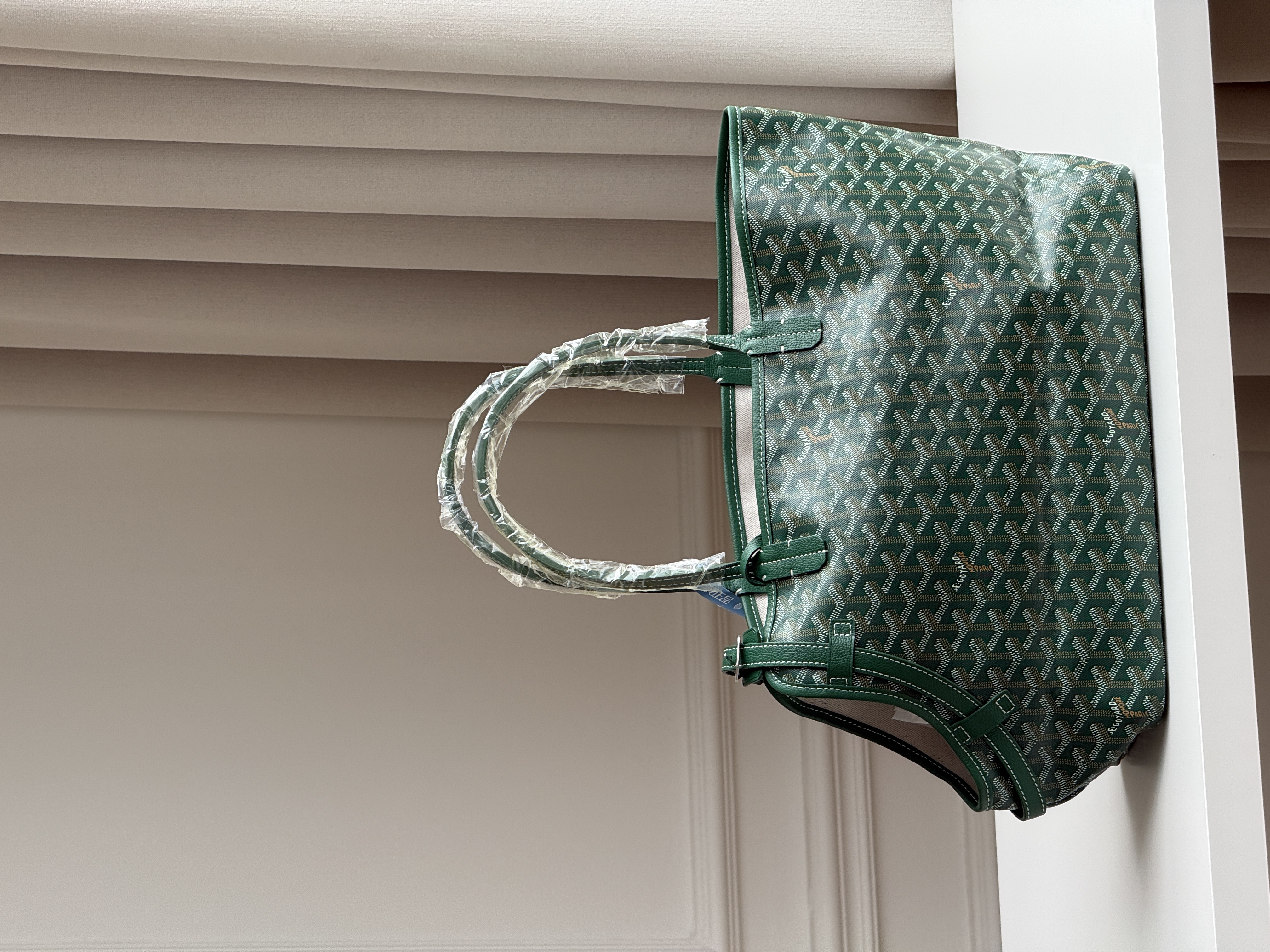 Goyard Chien-Gris Pet Tote Bag (Green)