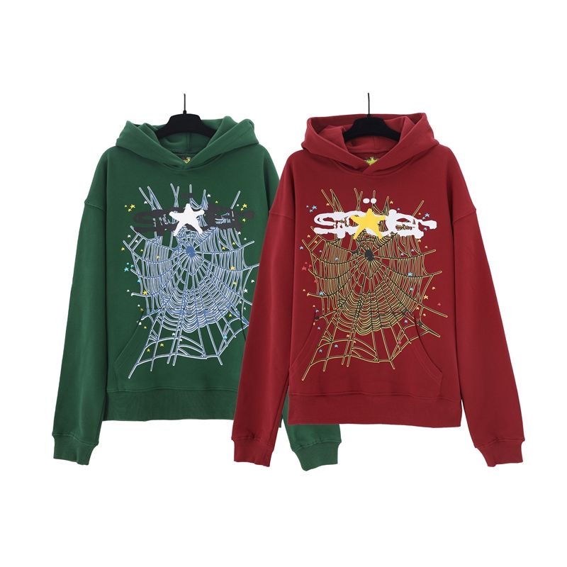 555555 red or green hoodie