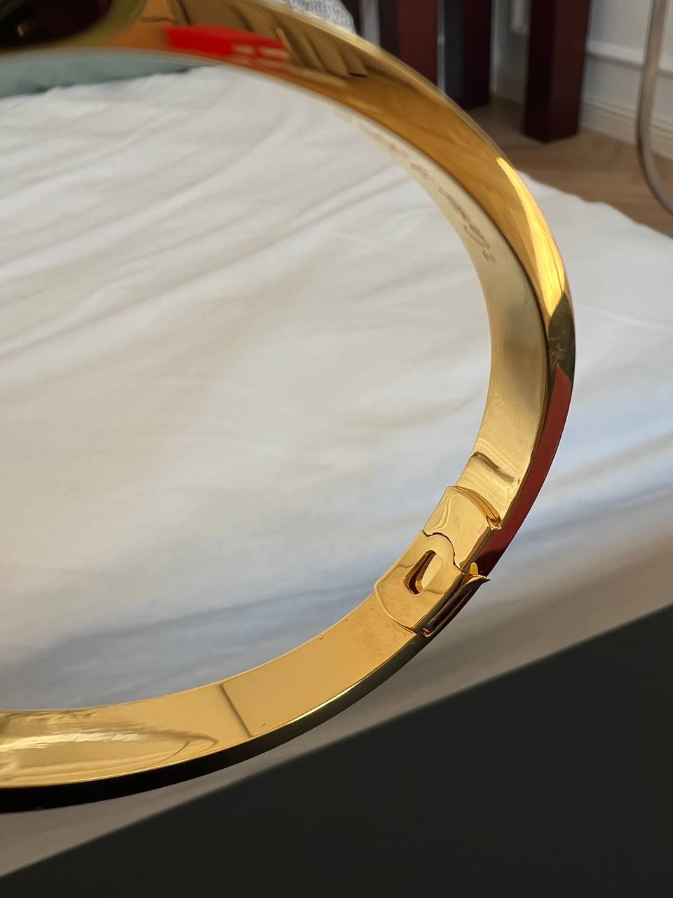 Cartier LOVE Narrow Diamond Paved Bangle Bracelet