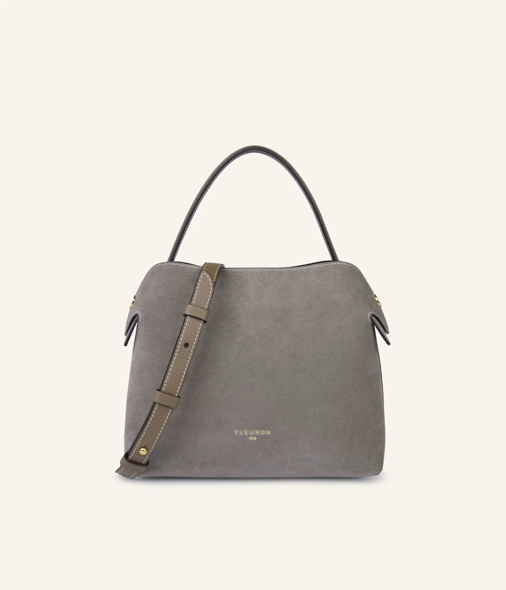Medium Swann | Suede Taupe