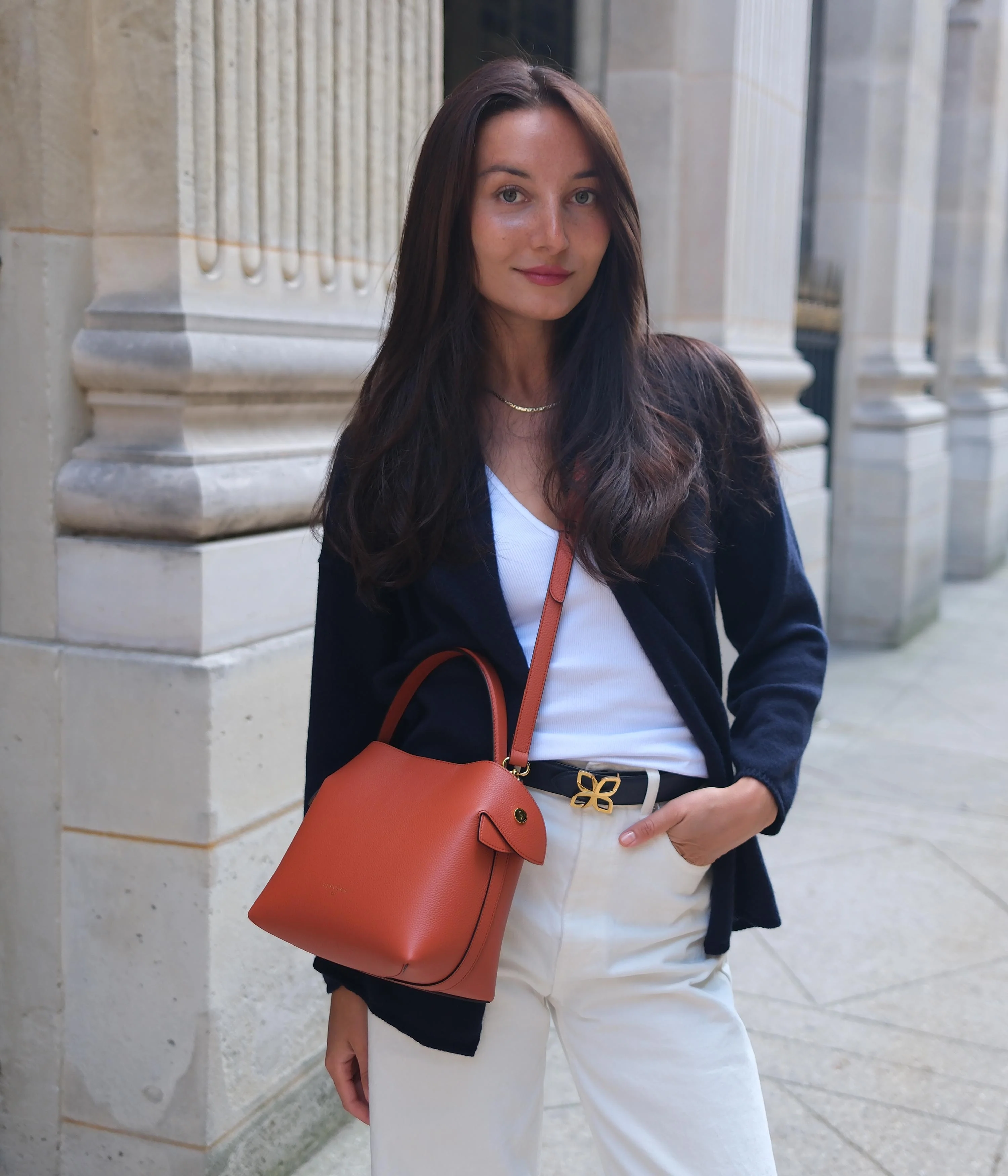 Medium Swann | Orange Brûlé