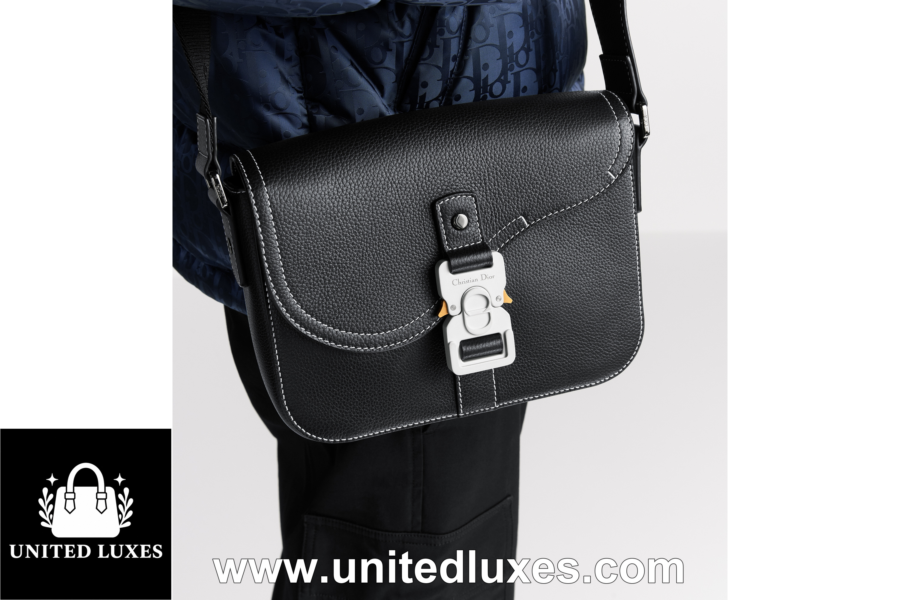 Replica Small Saddle Messenger Bag with Flap